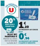 BLOC WC PARFUME U offre à 1,2€ sur Hyper U