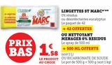 LINGETTES ST MARC OU NETTOYANY MENAGER 0% RESIDUS  offre à 1,58€ sur Super U