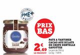 Pâte à tartiner cacao aux eclats de crepe dentelle Gavottes offre à 2,69€ sur Super U