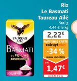 Riz Le basmati Taureau Ailé offre à 1,47€ sur Colruyt