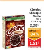 Céréales Chocapic Nestlé offre à 1,51€ sur Colruyt