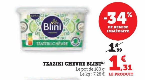 TZAZIKI CHEVRE BLINI