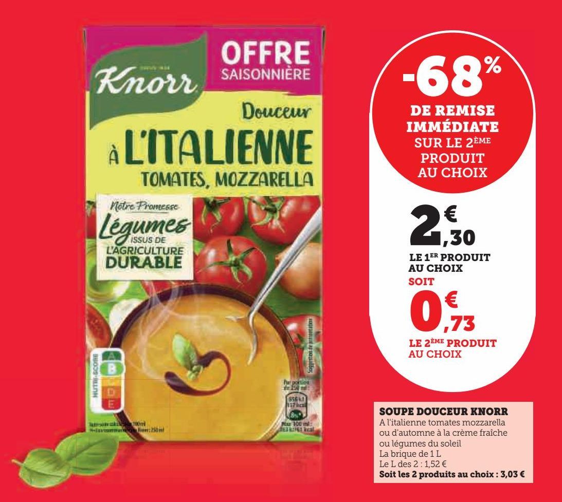 SOUPE DOUCEUR KNORR