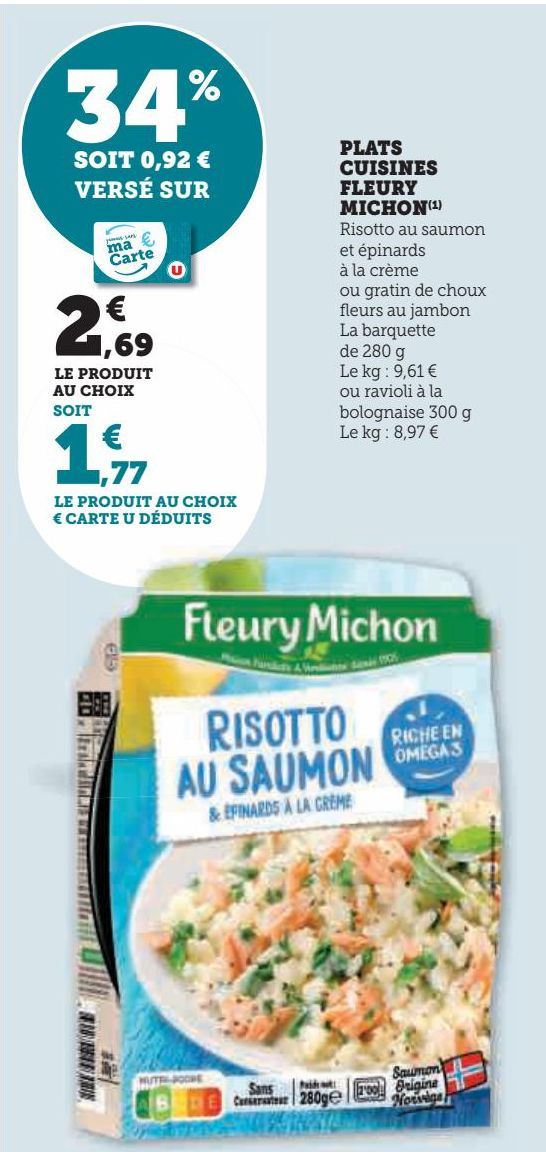 PLATS CUISINES FLEURY MICHON