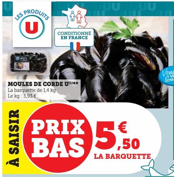 MOULES DE CORDE U