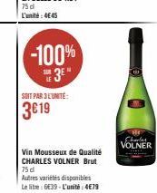 vin mousseux Charles Volner