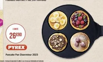 l'unite  26€90  pyrex  pancake pan chandeleur 2023  ence par international gandinuetan, 