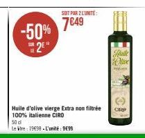 huile d'olive vierge 