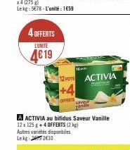 vanille Activia