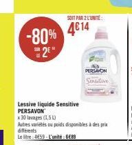 lessive liquide Persavon