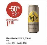 bière blonde Leffe