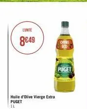 huile d'olive vierge puget
