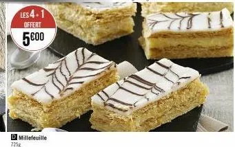 les 4.1  offert  5000  d millefeuille 725g 