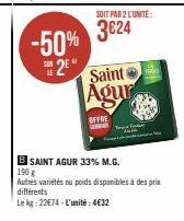 promos Saint Agur