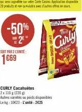 cacahuètes curly