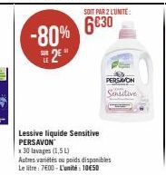 lessive liquide Persavon