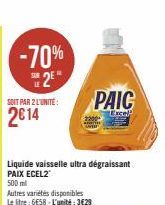 liquide vaisselle Paic