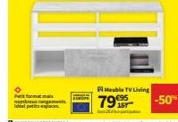 Patforma mais nombreux rangements Ideal petits espac  Meuble TV Living  799  -50% 