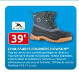 Chaussures fourrees howson offre à 39€ sur Rural Master