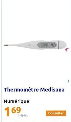 thermomètre numérique 3m