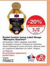 poulet fermier Label 5