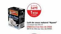 lait de coco 3m