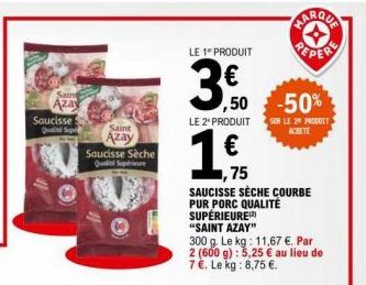 saucisse sèche 