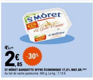 4,079  ECO -4008- € -30% ,85  SMoret  Le Goût Primeur  Morer 