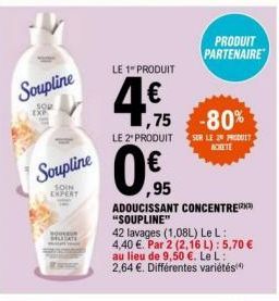 adoucissant Soupline