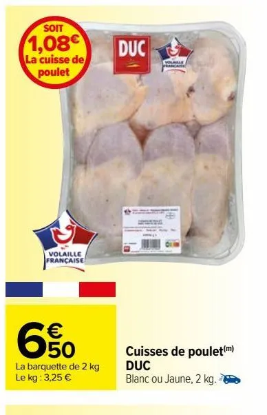 cuisses de poulet duc