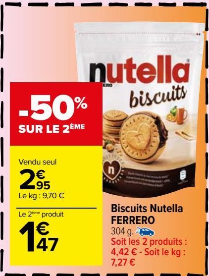 Biscuits Nutella FERRERO
