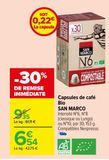 Capsules de café Bio SAN MARCO offre à 6,54€ sur Carrefour Market