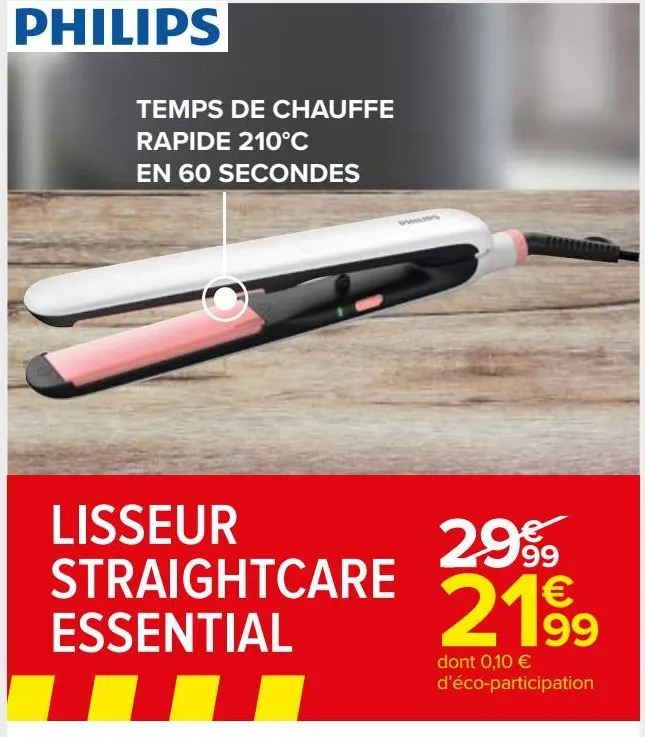 lisseur straightcare essential