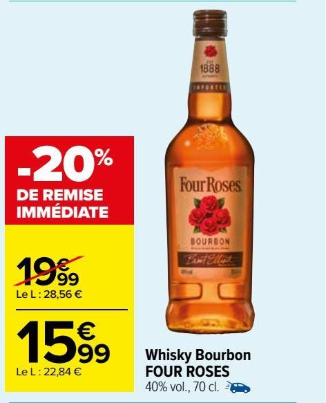 Whisky Bourbon FOUR ROSES