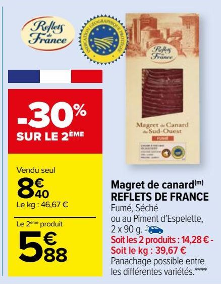 Magret de canard REFLETS DE FRANCE