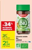 Chicorée soluble Bio LEROUX offre à 2,24€ sur Carrefour Market