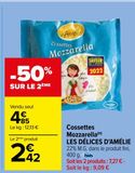 Cossettes Mozzarella LES DÉLICES D’AMÉLIE offre à 4,85€ sur Carrefour Market