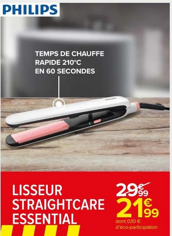 lisseur straightcare essential