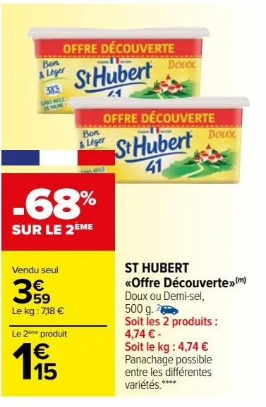 st hubert «offre découverte»