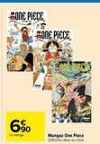 Mangas One Piece offre à 6,9€ sur Carrefour Market