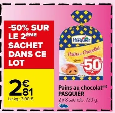 pains au chocolat pasquier