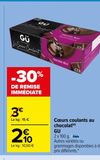 Cœurs coulants au chocolat GU offre à 2,1€ sur Carrefour Market