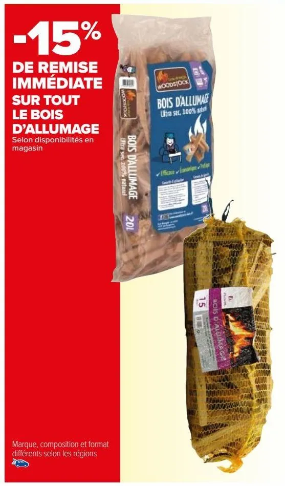 le bois d’allumage