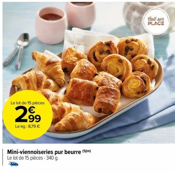 mini-viennoiseries pur beurre 