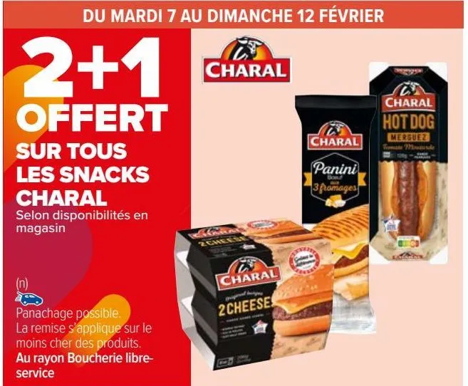 tous les snacks charal