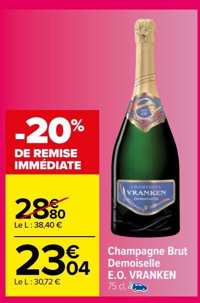 Champagne Brut  Demoiselle  E.O. VRANKEN