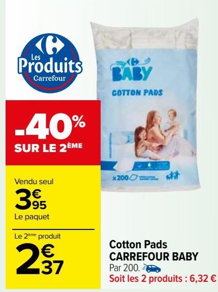 Cotton Pads CARREFOUR BABY