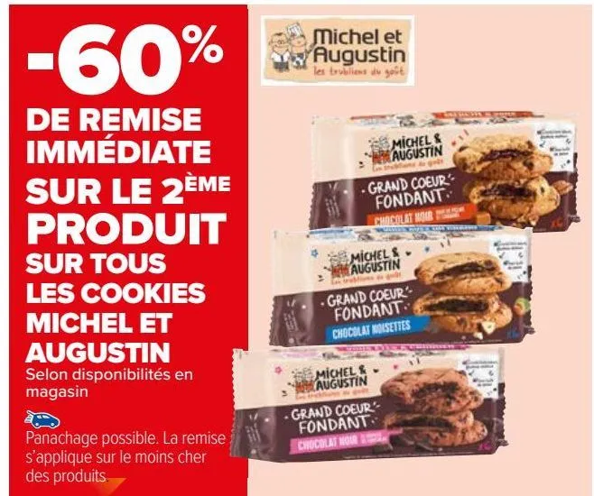 tous  les cookies  michel et  augustin