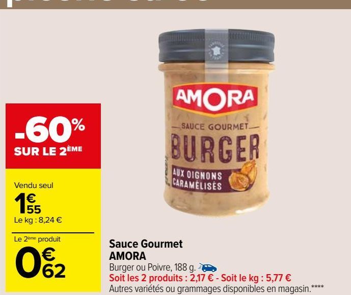  Sauce Gourmet  AMORA