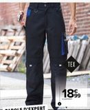 Pantalon de travail homme TEX offre à 18,99€ sur Carrefour Market